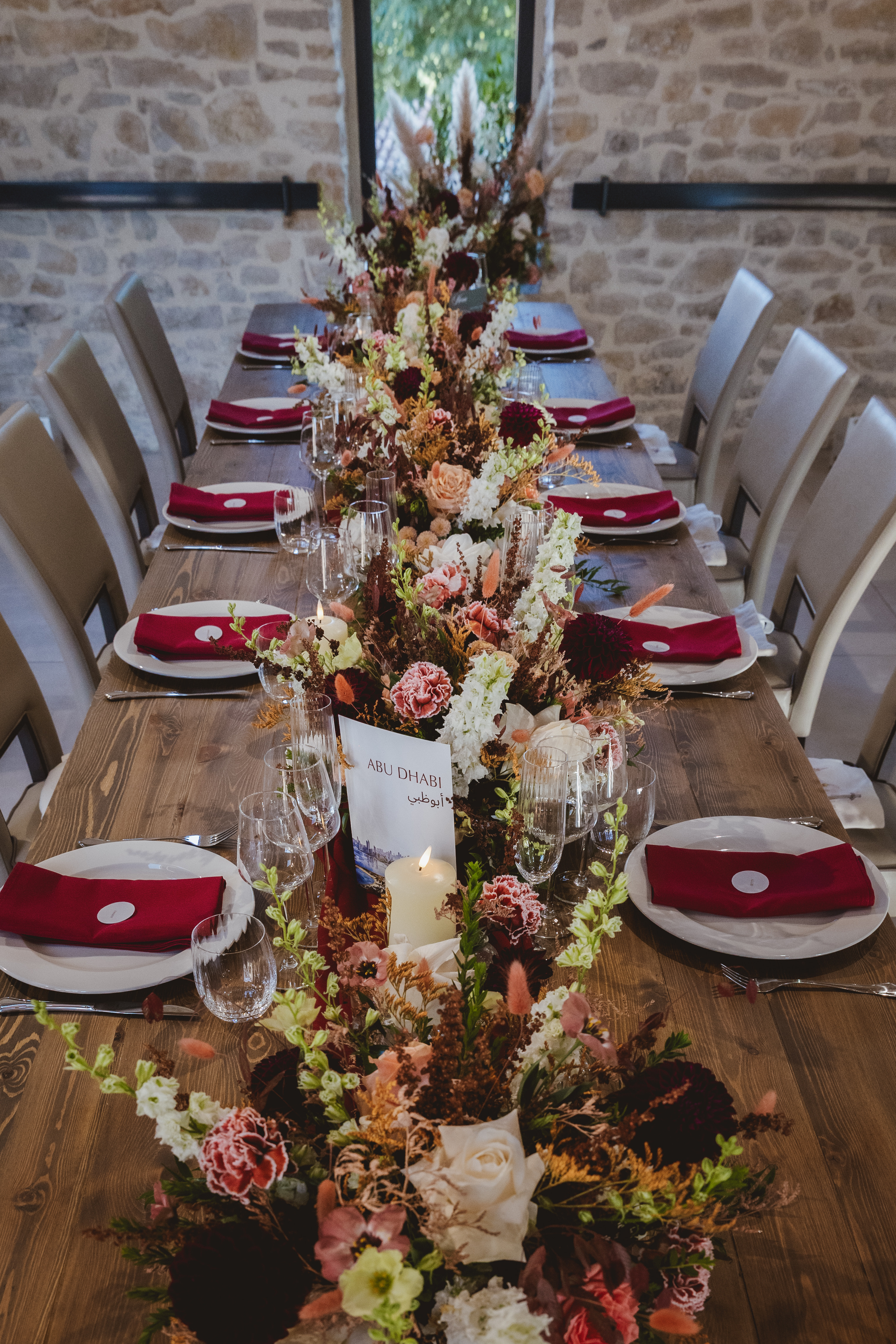 Mariage boho — décoration et plan de table